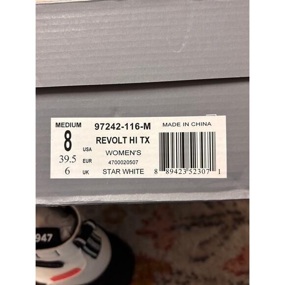 Palladium Pampa Hi Lug Canvas Boots White Black Women’s Size 8 - Picture 5 of 6